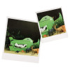 Kit pour décorer une boîte à mouchoirs - Dinosaure - 7 pièces en carton