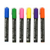 photo-Marqueurs - Feutres - Peinture acrylique - Tous supports - Pointe ronde - 6 couleurs
