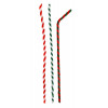 Chenilles - Loisirs créatifs - Blanc/Rouge - Vert/Rouge - 30 cm longueur