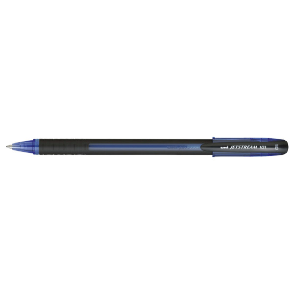 photo-Stylo - Roller - Bleu - Pointe moyenne - Avec capuchon - Jetstream 101 - Uni-Ball