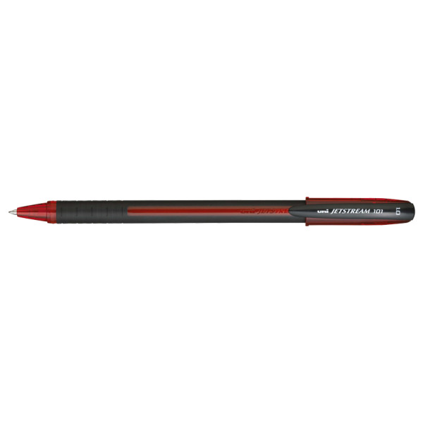 photo-Stylo - Roller - Rouge - Pointe moyenne - Avec capuchon - Jetstream 101 - Uni-Ball