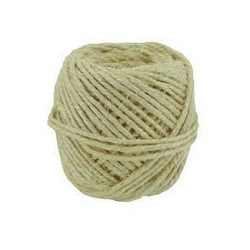 photo-Rouleau de ficelle - Fibres naturelles - 47m longueur - 3mm diamètre - Viso
