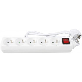 photo-Multiprises - Rallonge - Bloc de 3 prises électriques - Avec interrupteur