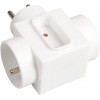 Multiprises murale - Bloc de 3 prises électriques - Sans fil - Avec protection enfant