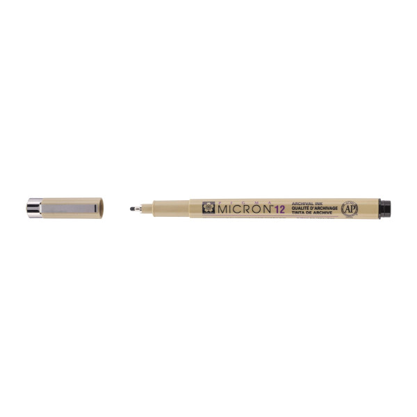 photo-Feutre Pigma Micron 12 Sakura pointe extra fine 0.7mm noir