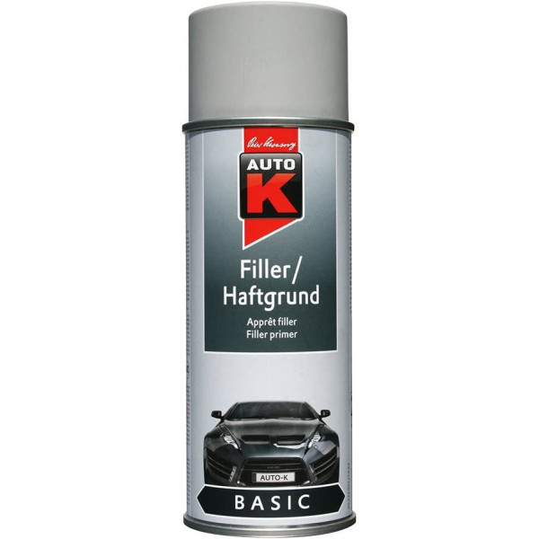 photo-Bombe de peinture - Apprêt - Primaire - Gris - Carrosserie - Auto K