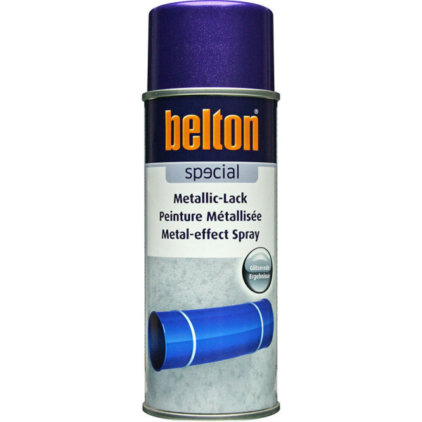 photo-Bombe de peinture Belton effet métallisé violet 400ml