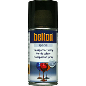 photo-Bombe de vernis coloré - Noir - Semi-transparent - Verre - Plastique - Belton - 150ml