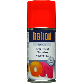 photo-Bombe de peinture - Effet néon fluorescente - Rouge fluo - Tous supports - Belton - 150ml