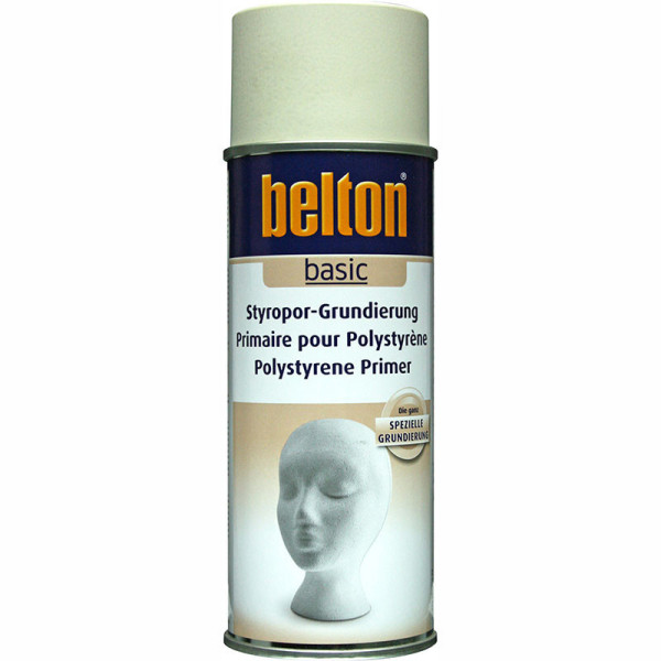 Bombe de peinture - Primaire pour surfaces en polystyrène - Beige - Belton
