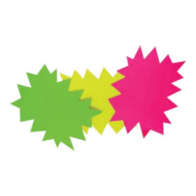photo-Éclatés fluo rose/vert non effaçable - 8x12 cm 780 g 50 unités - Apli