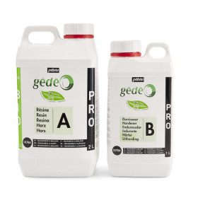 photo-Bidon de résine pour moulage - Durcisseur - Biosourcée - Gédéo - Pébéo - 2L