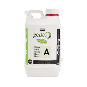 Bidon de résine pour moulage - Durcisseur - Biosourcée - Gédéo - Pébéo - 2L
