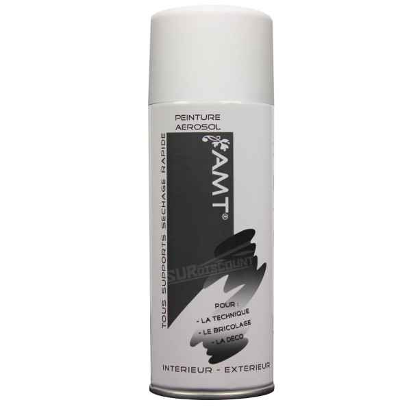 photo - Bombe de peinture - Blanc mat - AMT - 330ml