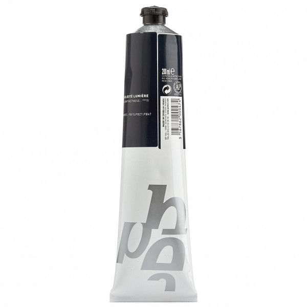 Tube de peinture à l'huile - Fine - Bleu acier - 200ml - Pébéo