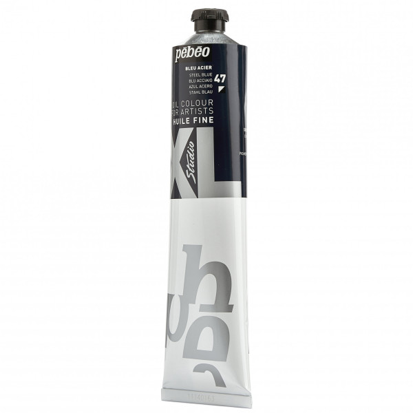 Tube de peinture à l'huile - Fine - Bleu acier - 200ml - Pébéo