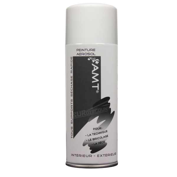 photo - Bombe de peinture - Blanc brillant - AMT - 330ml