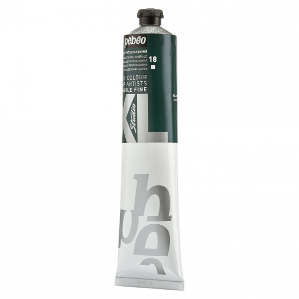 Tube de peinture à l'huile - Fine - Emeraude de phtalocyanine - 200ml - Pébéo