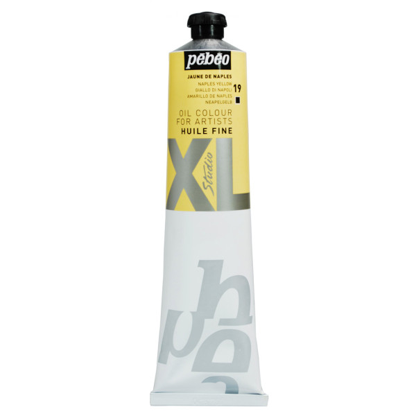 photo-Tube de peinture à l'huile - Fine - Jaune de Naples - 200ml - Pébéo