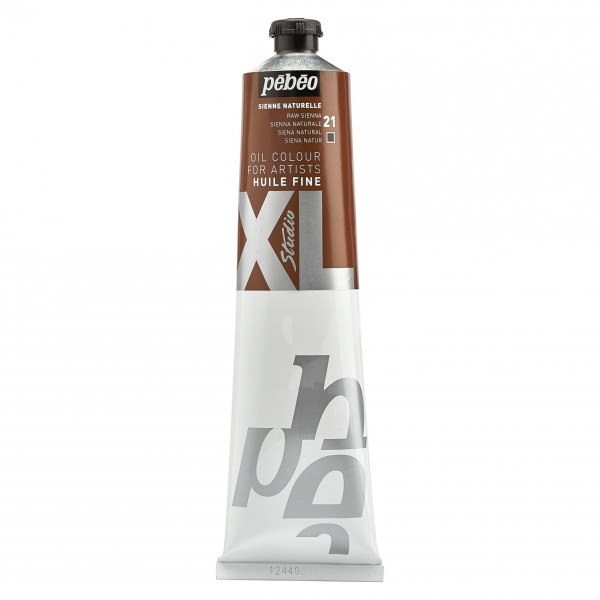 photo-Tube de peinture à l'huile - Fine - Sienne naturelle - 200ml - Pébéo