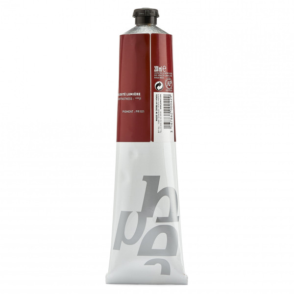Tube de peinture à l'huile - Fine - Ocre rouge - 200ml - Pébéo