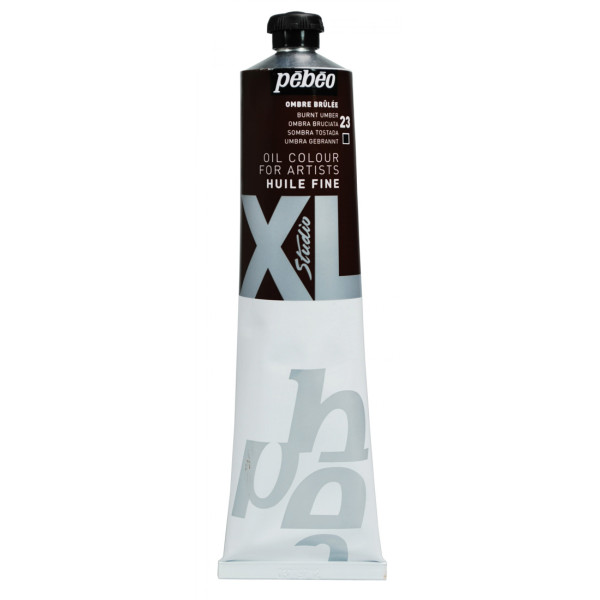 photo-Tube de peinture à l'huile - Fine - Ombre brûlée - 200ml - Pébéo