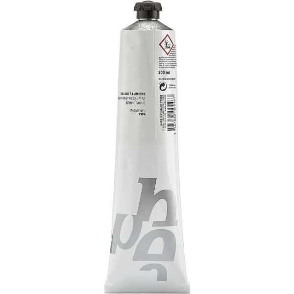 Tube de peinture à l'huile - Fine - Blanc de Zinc véritable - 200ml - Pébéo