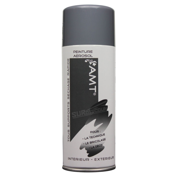 photo - Bombe de peinture - Gris ciment - AMT - 330ml