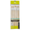20 pinceaux - Plat - Rond - Acrylique et huile - Manche long - Fibres naturelles et synthétiques - Pébéo
