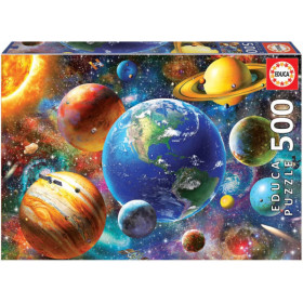 photo-Puzzle - 500 pièces - Le système solaire et les planètes - Educa