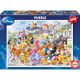 photo-Puzzle - 200 pièces - Les héros de Disney - Enfant dès 6 ans - Disney