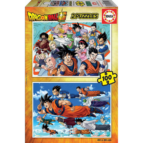 photo-Puzzle - Dragon Ball Z - 2 modèles de 100 pièces - Enfant dès 6 ans