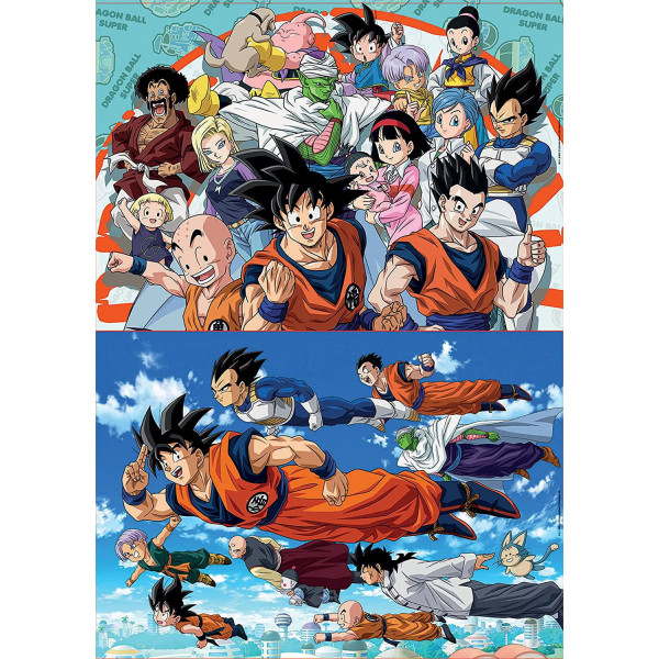 Puzzle - Dragon Ball Z - 2 modèles de 100 pièces - Enfant dès 6 ans