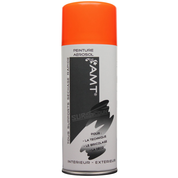 photo - Bombe de peinture - Orange fluo - AMT - 330ml