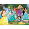 Puzzle - Les princesses de Disney - 100 pièces imitation bois - 36 x 26 cm