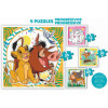 Mallette de 4 puzzles - Disney - Le roi lion - Bambi - Livre de la jungle - Dès 4 ans