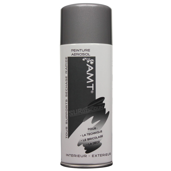 photo - Bombe de peinture - Gris métallisé - AMT - 330ml