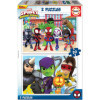 photo-Puzzle - Spiderman - Spidey et ses amis - 2 modèles de 20 pièces - Enfant dès 4 ans