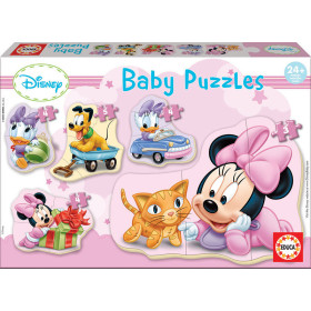 photo-Puzzle - Disney - Mickey - Minnie - Enfant - 2 ans - 4,5,3 pièces - Educa
