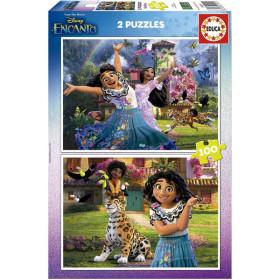 photo-Puzzle - Disney - Encanto - 2 puzzles de 100 pièces - Dès 5 ans