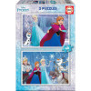 photo-Puzzle - La Reine des Neiges - Disney - 2 puzzles de 48 pièces - Dès 5 ans