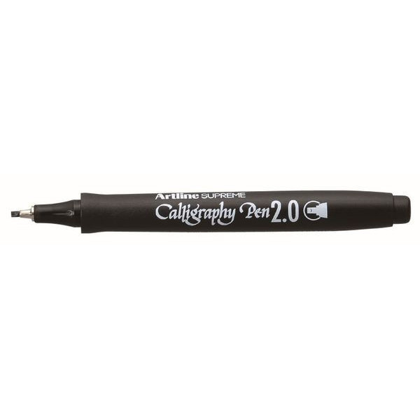 photo-Feutre - Noir - Calligraphie - Pointe fine de 2mm - Artline - Calligraphy Pen