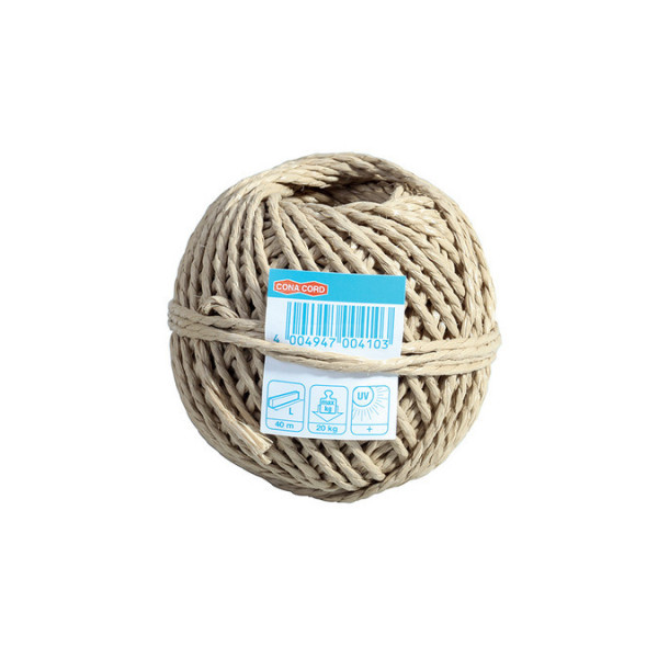 photo-Pelote de ficelle - Très résistante - Polypropylène - 40m de longueur