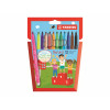 photo-Etui carton de 12 feutres de coloriage STABILO Trio A-Z - pointe fine - coloris assortis