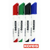 Lot De 4 Marqueurs Effaçable Pour Tableau Blanc - Kores - pas cher