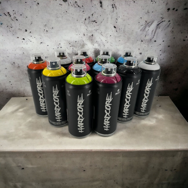 MTN - Hardcore - Peinture en spray - 12 couleurs - Aérosols 400ml