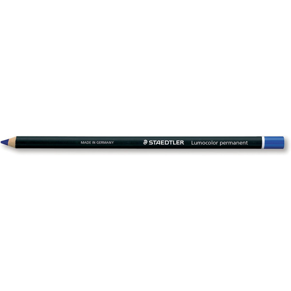 photo-Crayon - permanent - Bleu - Tous supports - Staedtler - LumoColor Glasochrom