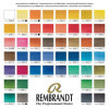 Peinture aquarelle - Extra fine - Rembrandt - Boîte de 48 godets + pinceau