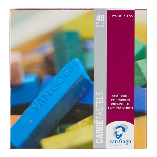 photo-Pastels - Carrés de couleur - Van Gogh - Assortiment de 48 pièces