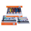 5 tubes de peinture à l'huile - Couleurs primaires - Diluable à l'eau - Cobra